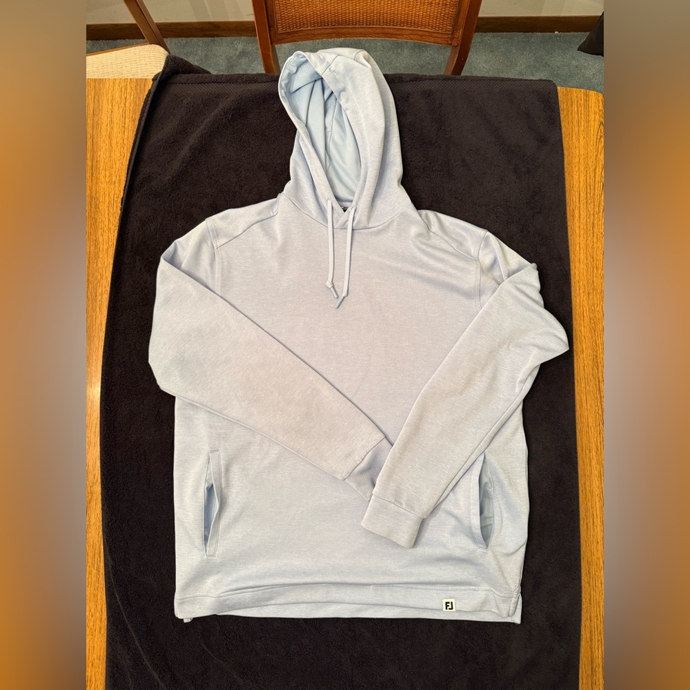 FootJoy Light Blue Hoodie for Men